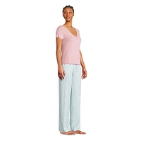 Pyjama côtelé 2 pièces George pour femmes Tailles TP–TTG