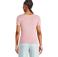 Pyjama côtelé 2 pièces George pour femmes Tailles TP–TTG