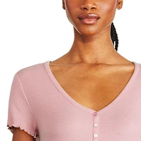 Pyjama côtelé 2 pièces George pour femmes Tailles TP–TTG