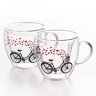 Double Double Sweetheart Coffee Mug 250ml set of 2