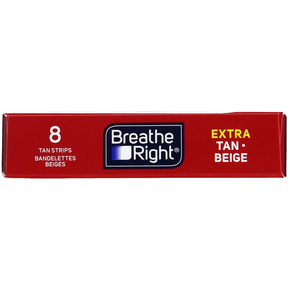 Breathe Right Nasal Strips Extra Tan