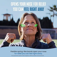 Breathe Right Nasal Strips Clear, Extra Strong | Instantly relieves nasal congestion | Drug Free, 26 Clear Strips