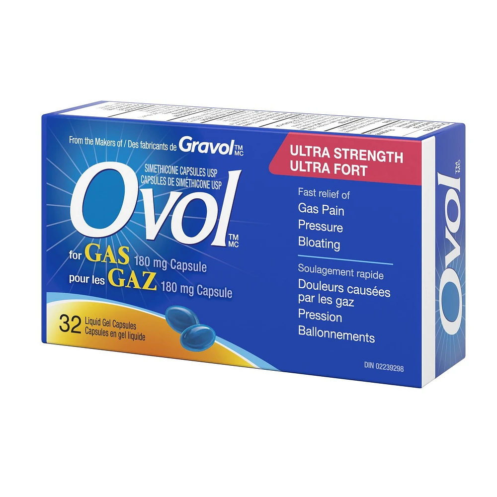 OVOL Ultra Strength 180mg Liquid Gel Capsules - 32 Liquid Gel Capsules, 180mg, 32 capsules