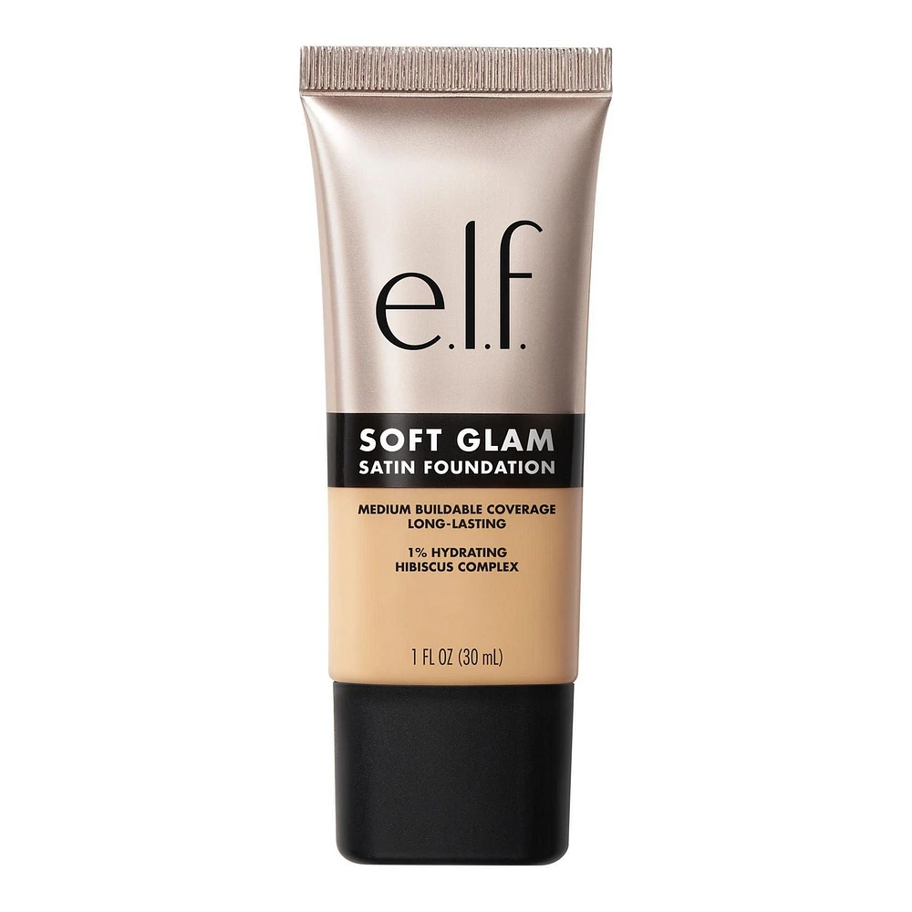 e.l.f. Cosmetics Fond de teint satiné Soft Glam Hibiscus hydratant