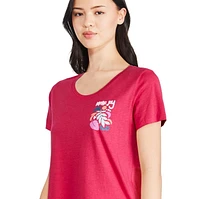 T-shirt de nuit à encolure dégagée George pour femmes