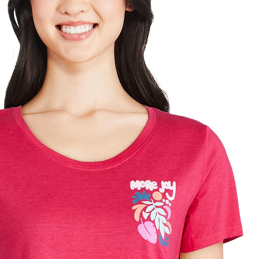 T-shirt de nuit à encolure dégagée George pour femmes