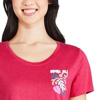 T-shirt de nuit à encolure dégagée George pour femmes