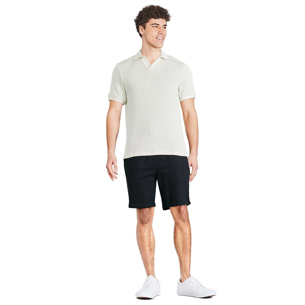 George Men's Johnny Collar Popover, Sizes S-2XL