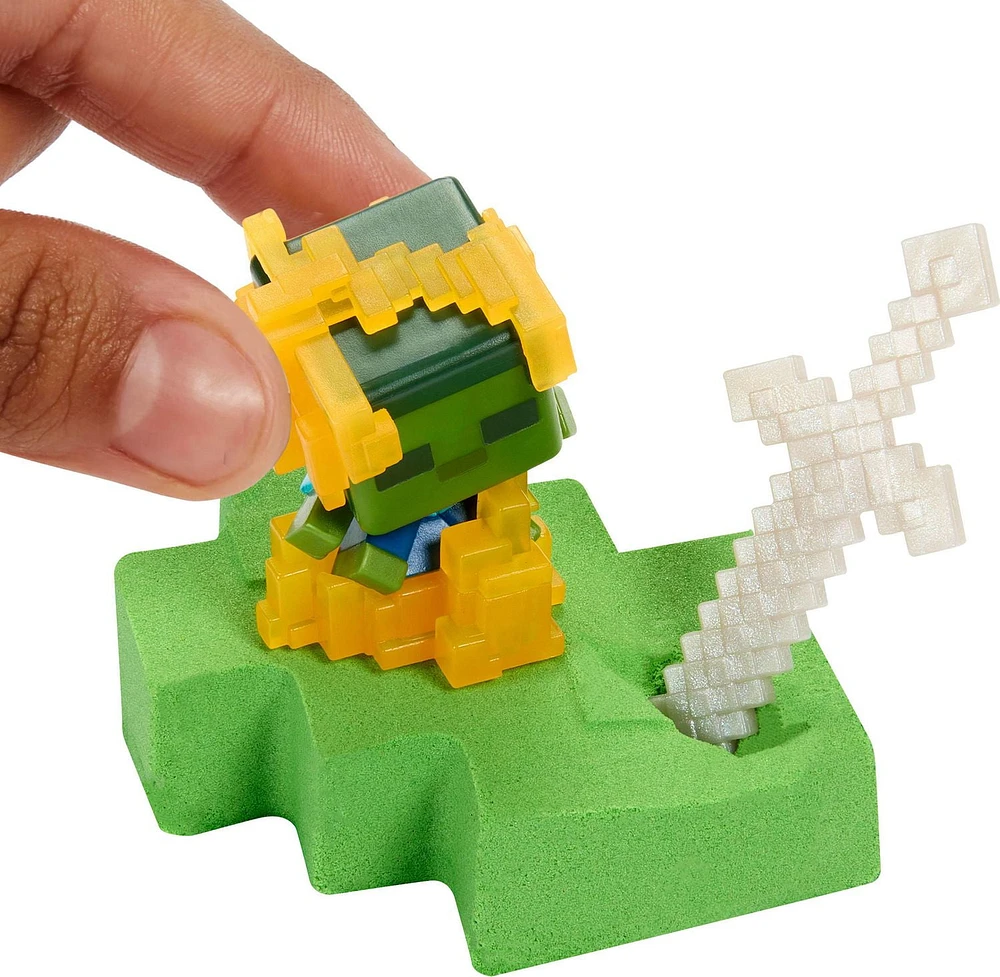 Minecraft Mini Mode Mining Figure - Torched Zombie