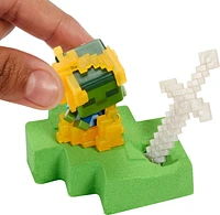 Minecraft Mini Mode Mining Figure - Torched Zombie