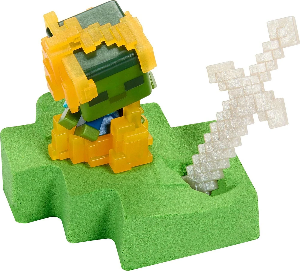 Minecraft Mini Mode Mining Figure - Torched Zombie