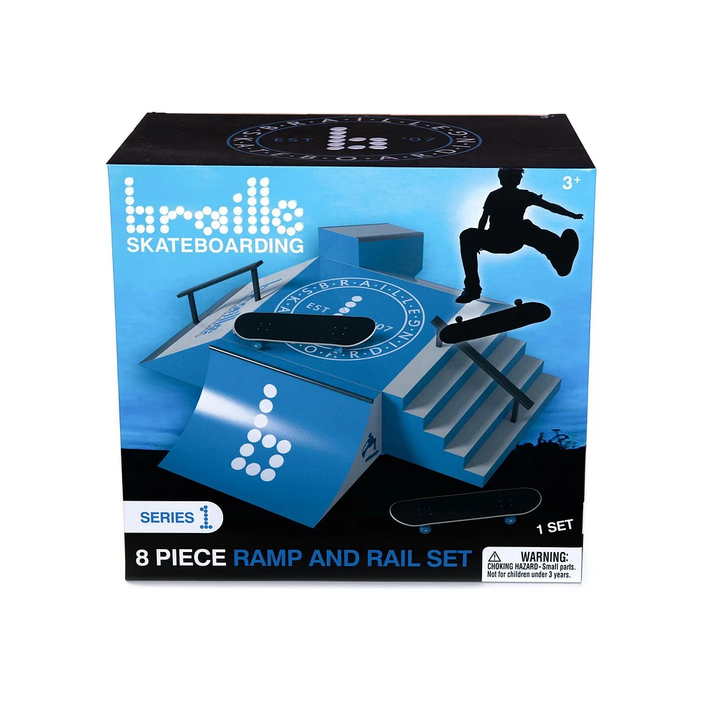 Braille Skateboarding Mini Skateboard Ramp