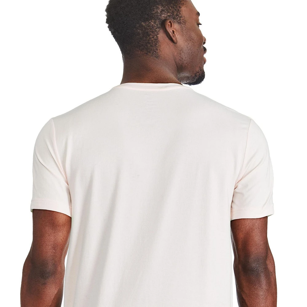 T-shirt extensible à encolure en V George pour hommes