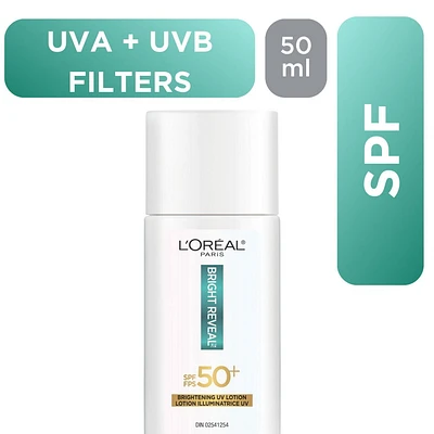 L'Oreal Paris Bright Reveal FPS 50 Lotion UV illuminatrice quotidienne Protection UV haute performance