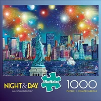 Buffalo Games - Night & Day - Manhattan Celebration - 1000 Piece Jigsaw Puzzle