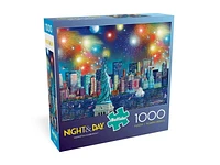 Buffalo Games - Night & Day - Manhattan Celebration - 1000 Piece Jigsaw Puzzle