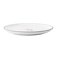 Hometrends Wax Resist Ceramic Salad Plate, 8.7 inch, 1 piece, colors may vary