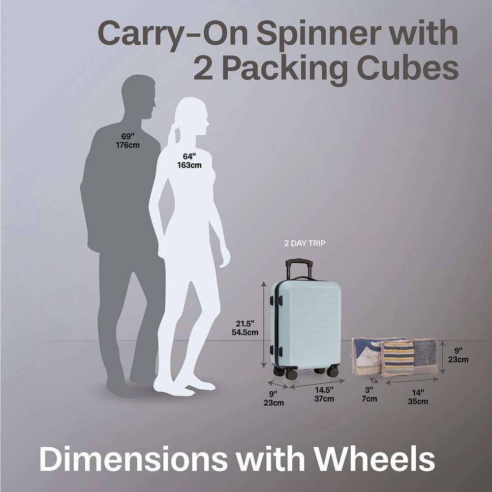 3-Piece Hardside Luggage Set