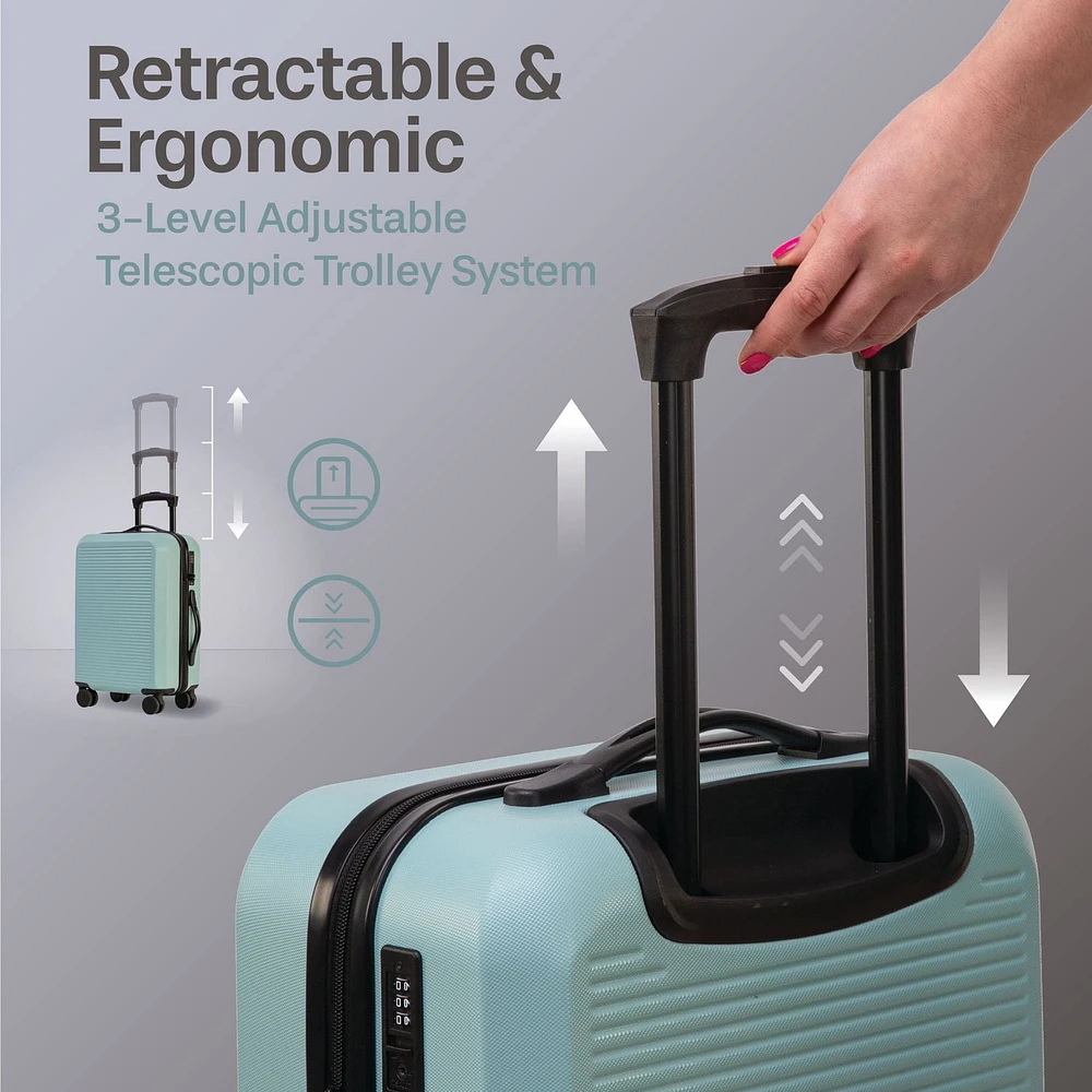 3-Piece Hardside Luggage Set