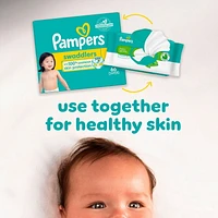 Lingettes pour bébés Pampers pur et délicat, 99 % d’eau, hypoallergéniques, non parfumées, entièrement à base de plantes, lingettes pour bébés sans plastique, 468 lingettes pour bébés au total (6X emballages rabattables)