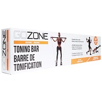 GoZone Toning Bar – Lime/Black, With foam padding