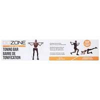 GoZone Toning Bar – Lime/Black, With foam padding