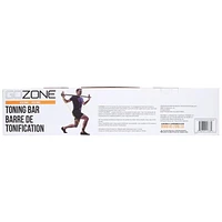 GoZone Toning Bar – Lime/Black, With foam padding