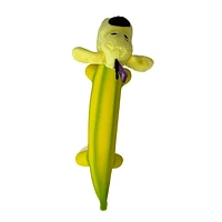 Multipet Smiling Loofa Dog, Peluche et Jouet Pour Chien Banane en Latex