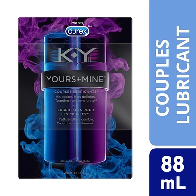 K-Y® YOURS+MINE®, Personal Lubricant for Couples