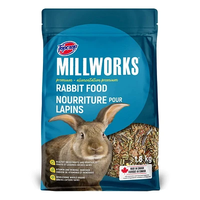 Topcrop Millworks Nourriture de haute qualite pour lapins 1,8 kg