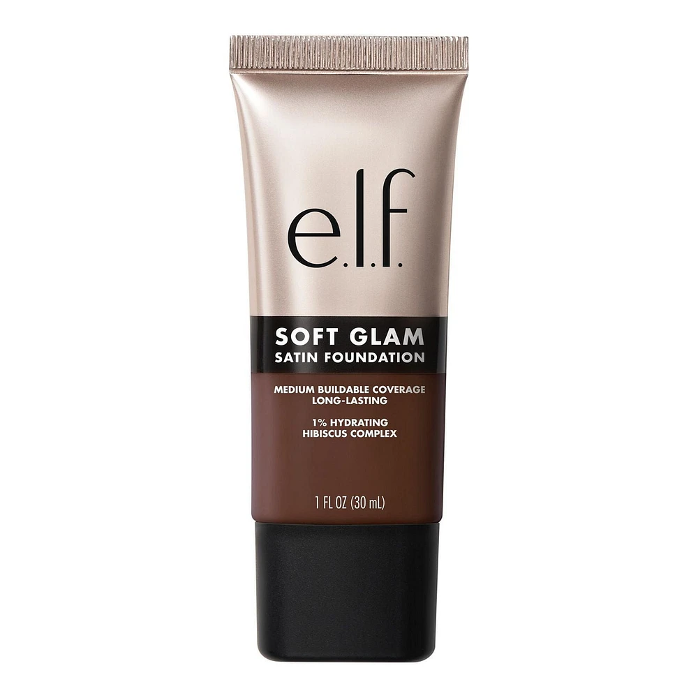 e.l.f. Cosmetics Fond de teint satiné Soft Glam Hibiscus hydratant