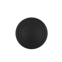 Era Elegant Knob 2-Pack Matte Black, 1.18 x 1.18 x 1.14 in.