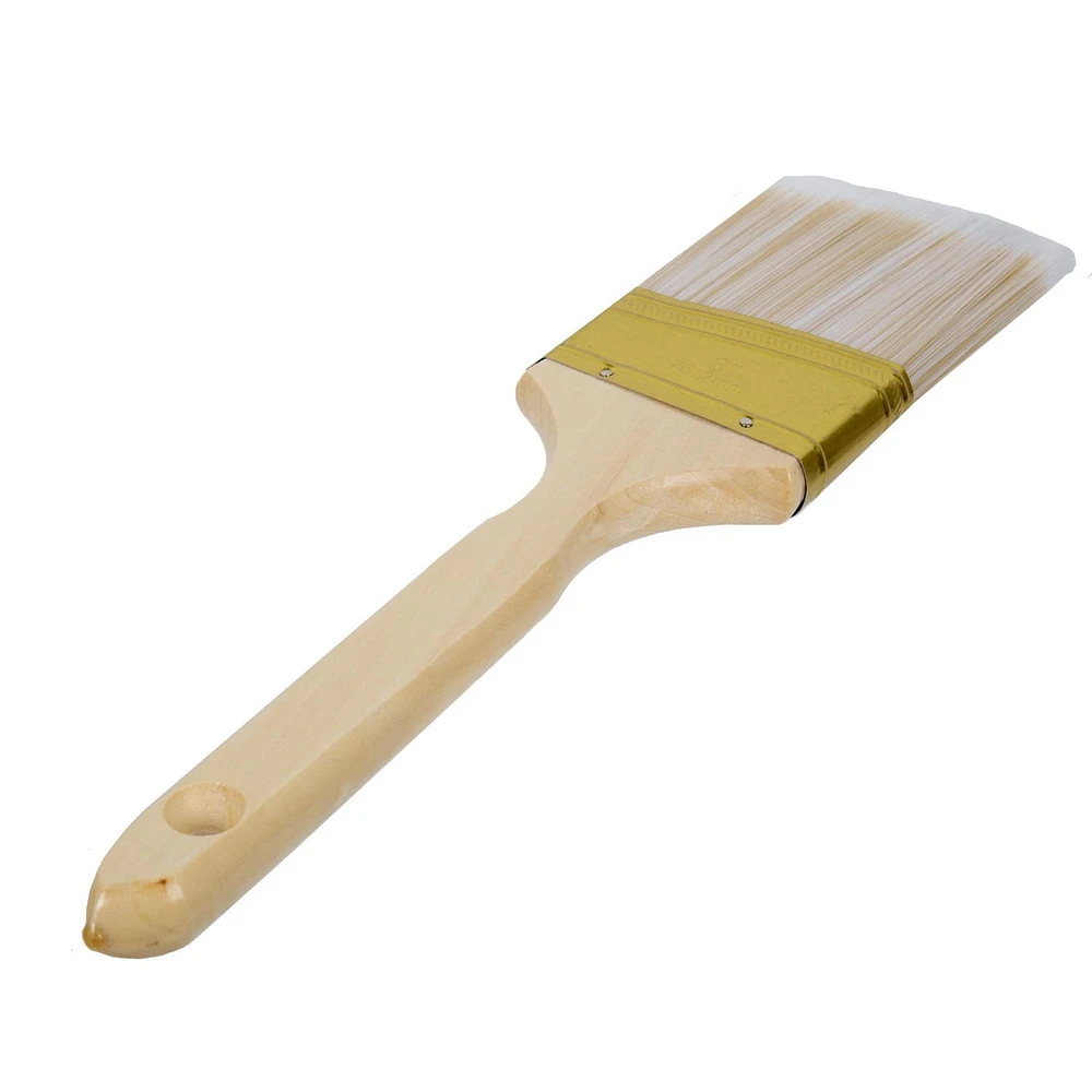 ACTION-1 Professional Quality Angled Paint Brush, Pack of 12