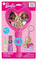 Barbie -  Townley Girl Lip Balm with Light up Mirror and Keychain for Girls , Ages 3+