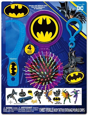 DC Universe Batman Ensemble brosse et peigne pop-up pour garçons, à partir de 3 ans