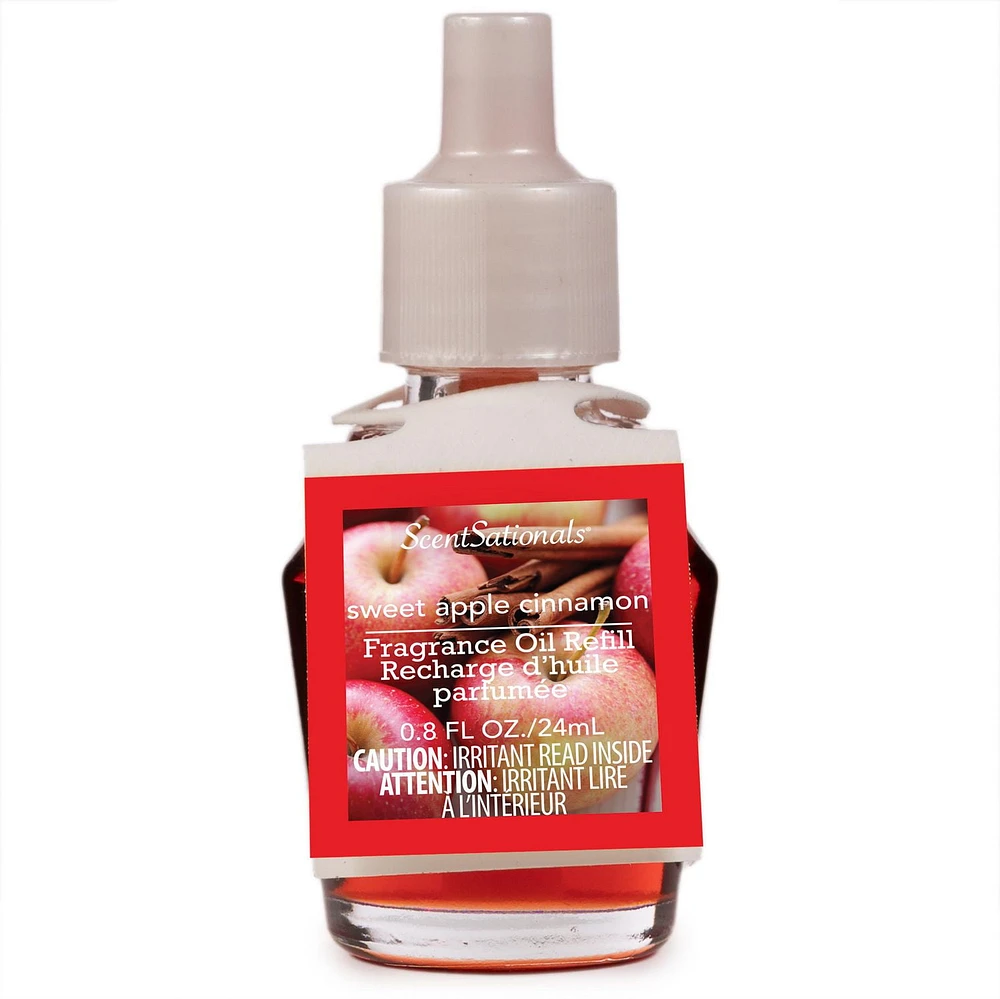 ScentSationals Scent Charm Oil - Sweet Apple Cinnamon, 0.8 Fl oz, 24 mL Refill