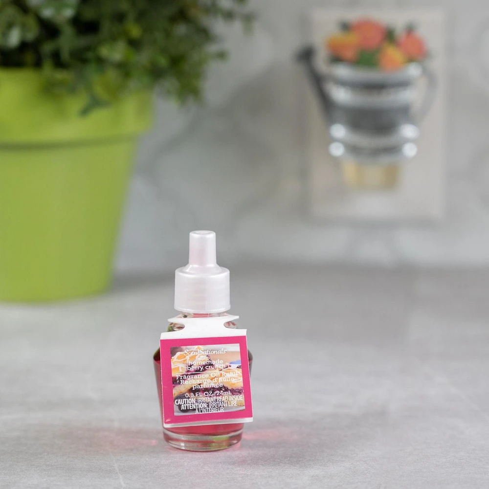 ScentSationals Scent Charm Oil - Homemade Berry Crunch, 0.8 Fl oz, 24 mL Refill