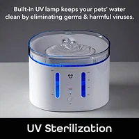 Fontaine pour chien Geeni PetConnect, fonction d'eau à circulation stérilisée aux UV