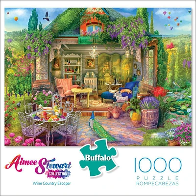 Buffalo Games - Aimee Stewart - Wine Country Escape - 1000 Piece Jigsaw Puzzle