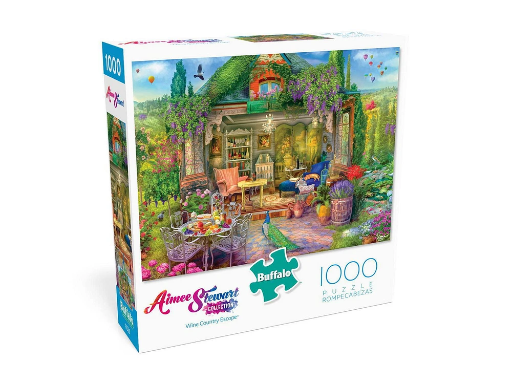 Buffalo Games - Aimee Stewart - Wine Country Escape - 1000 Piece Jigsaw Puzzle