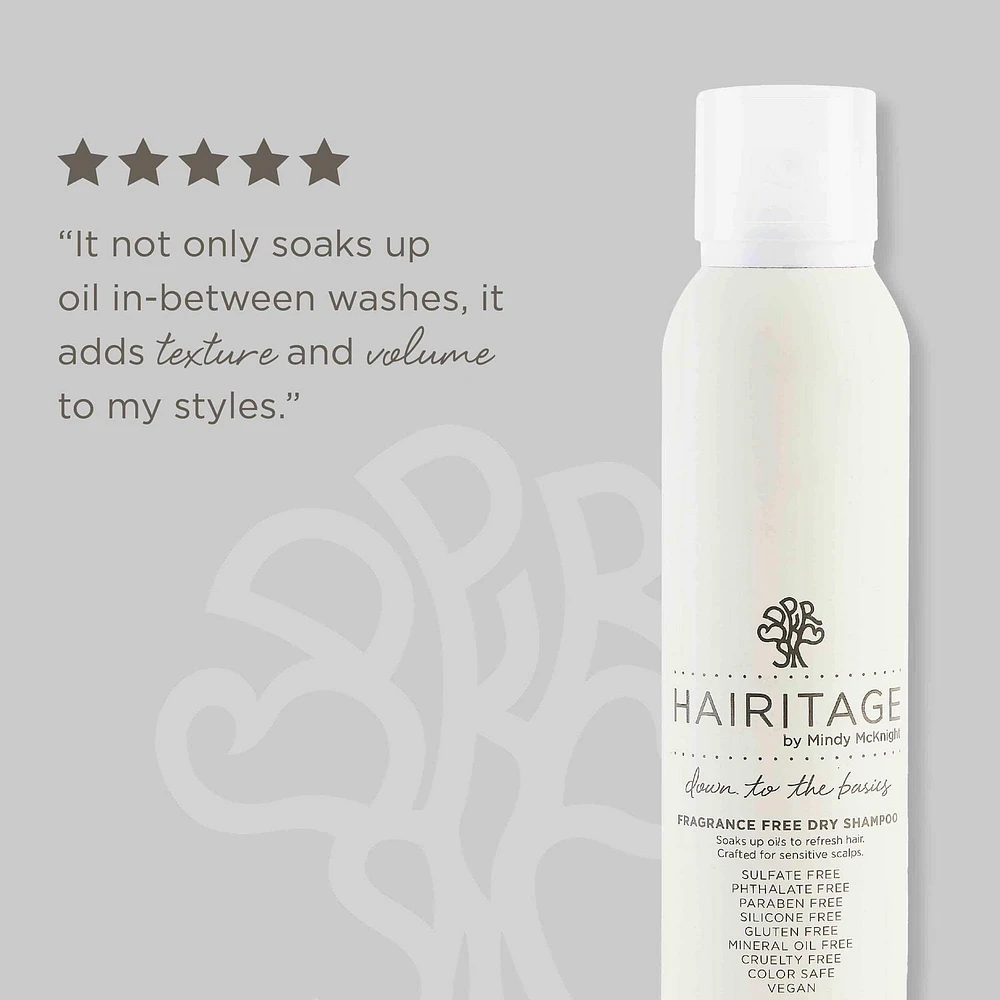 Shampoing sec sans parfum Down To The Basics Shampooing sec
