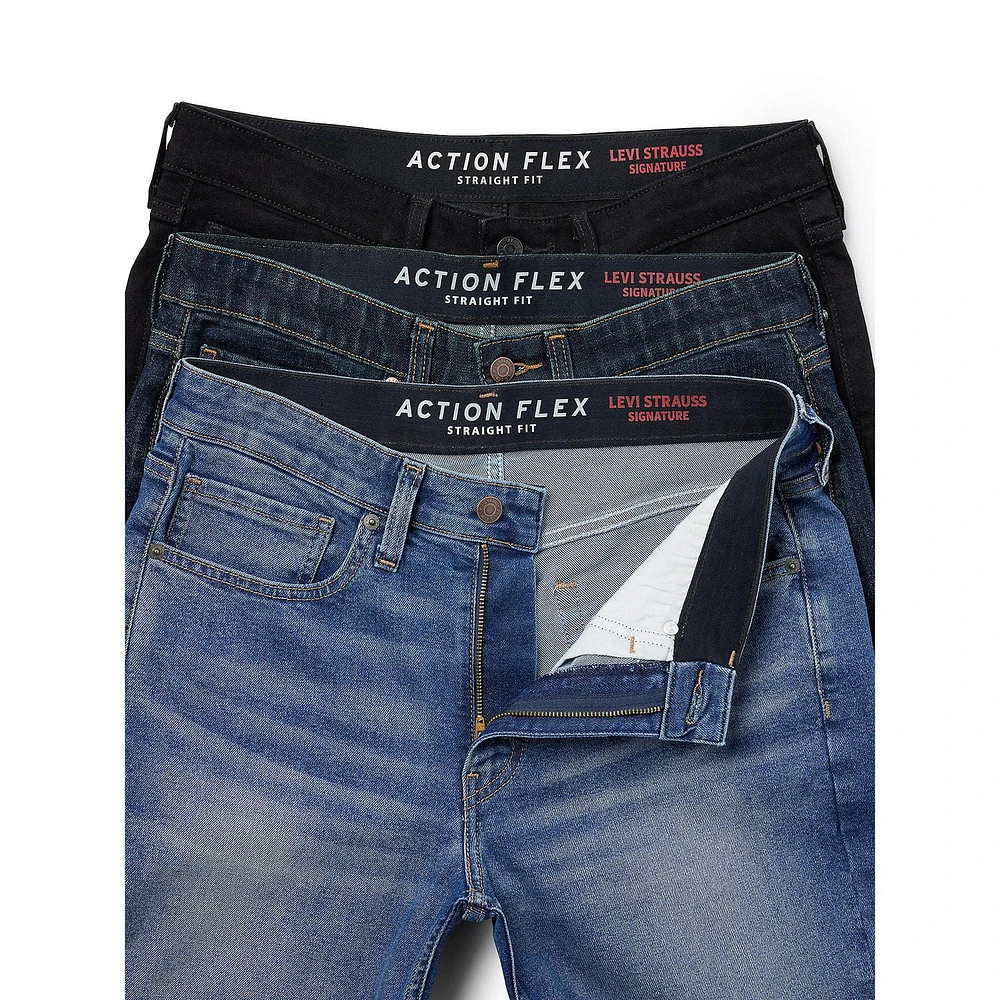 Levi Strauss SignatureMC Jean droit pour homme Tailles offerte : 29 – 38