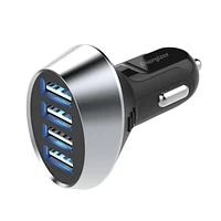 4 port USB Car Charger, 6.8Amp 4 port USB Car Charger