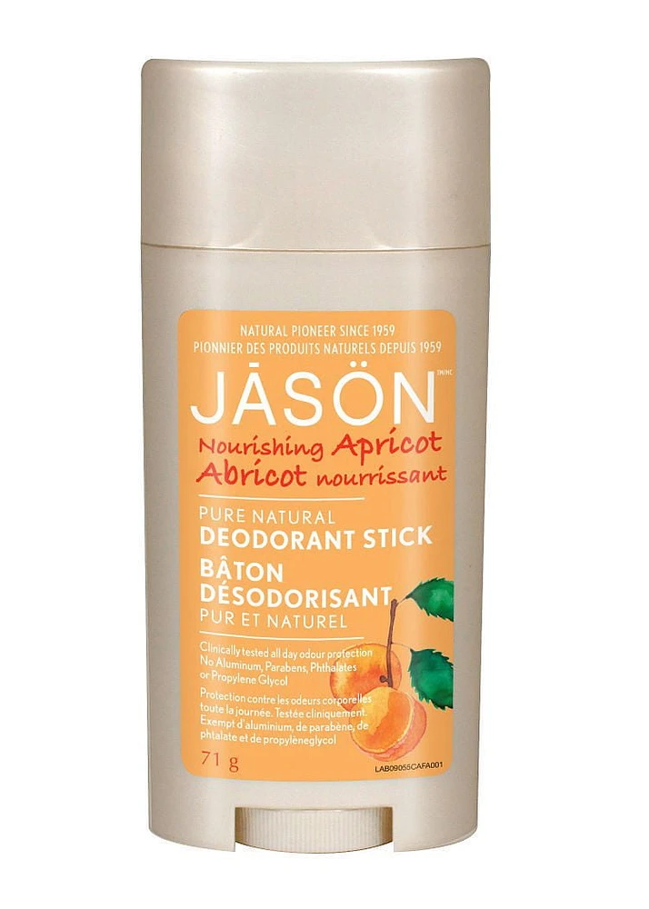 Jason Nourishing Apricot Pure Natural Deodorant Stick