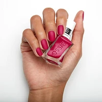 essie gel couture nail polish top coat, matte. 13.5ml, soft-matte finish top coat