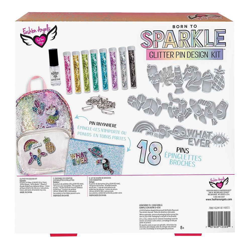 Fashion Angels Glitter Pin Design Kit