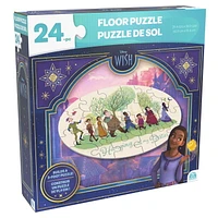 Disney Wish, 24-Piece Floor Puzzle Based on the Movie | Disney Gifts | Gifts for Kids | Disney Puzzle | Kids Toys | Kids Puzzles for Ages 3 and up