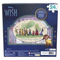 Disney Wish, 24-Piece Floor Puzzle Based on the Movie | Disney Gifts | Gifts for Kids | Disney Puzzle | Kids Toys | Kids Puzzles for Ages 3 and up