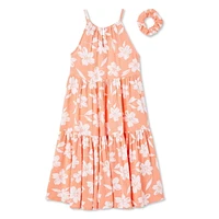 George Girls' Tiered Dress 2-Piece Set