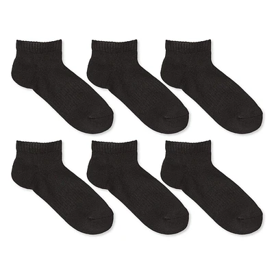 Lot de 6 paires de socquettes Athletic Works pour femmes Pointures 4-10